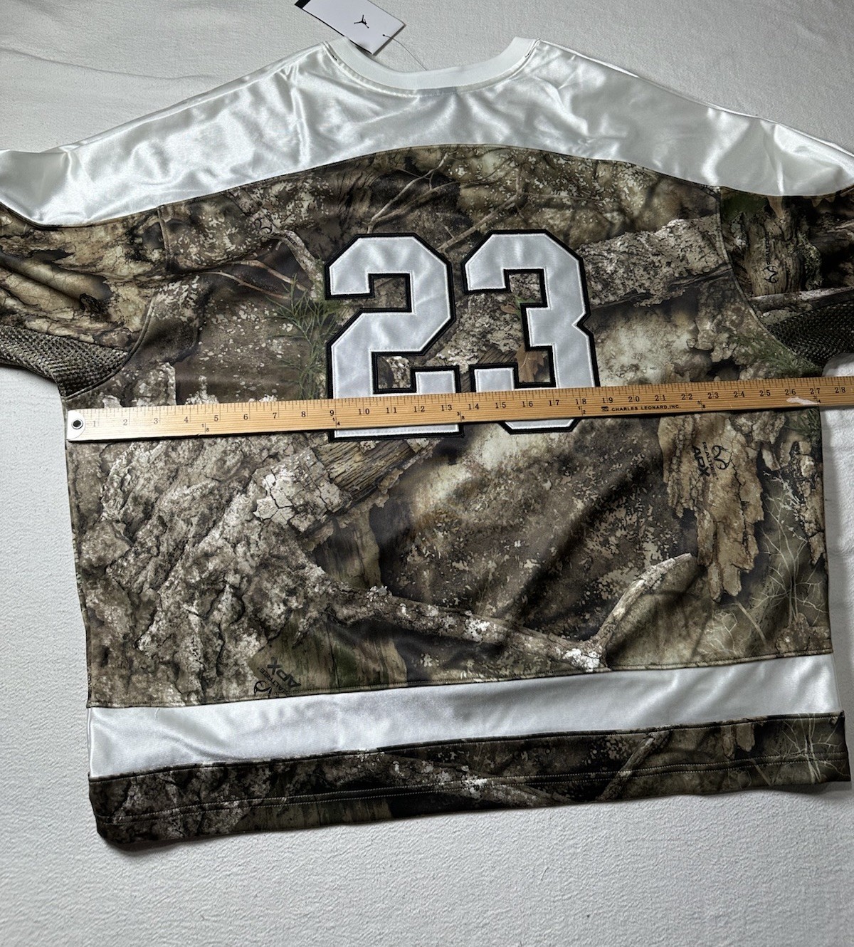 Air Jordan 23 Brooklyn Realtree APX Camouflage Hockey Jersey Men’s L