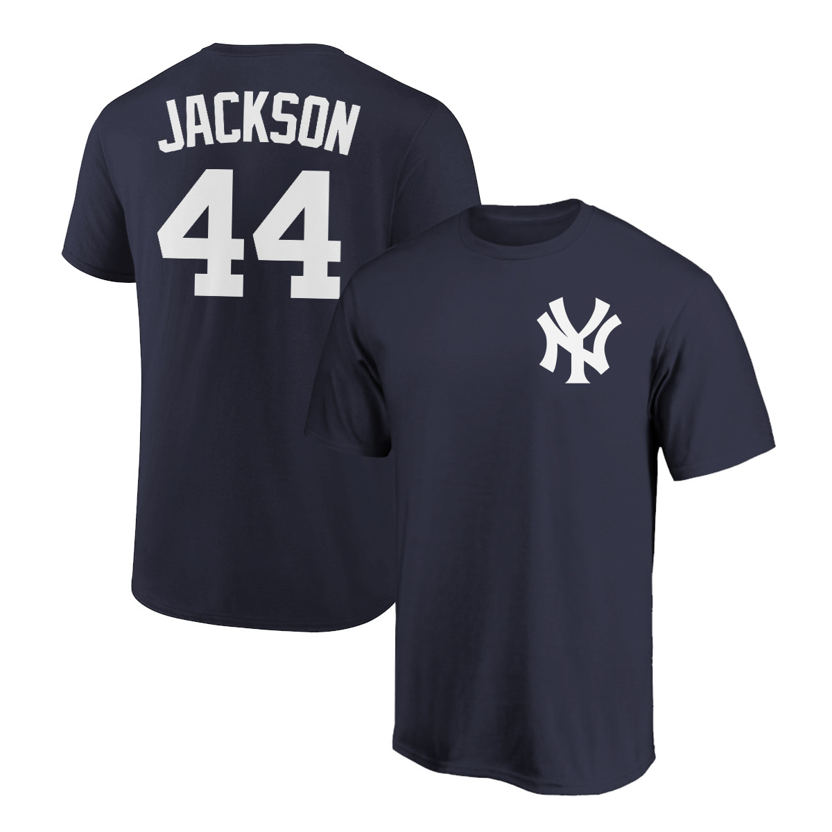 Reggie Jackson T-Shirt New York Yankees Player Name and Number Soft Jersey Tee