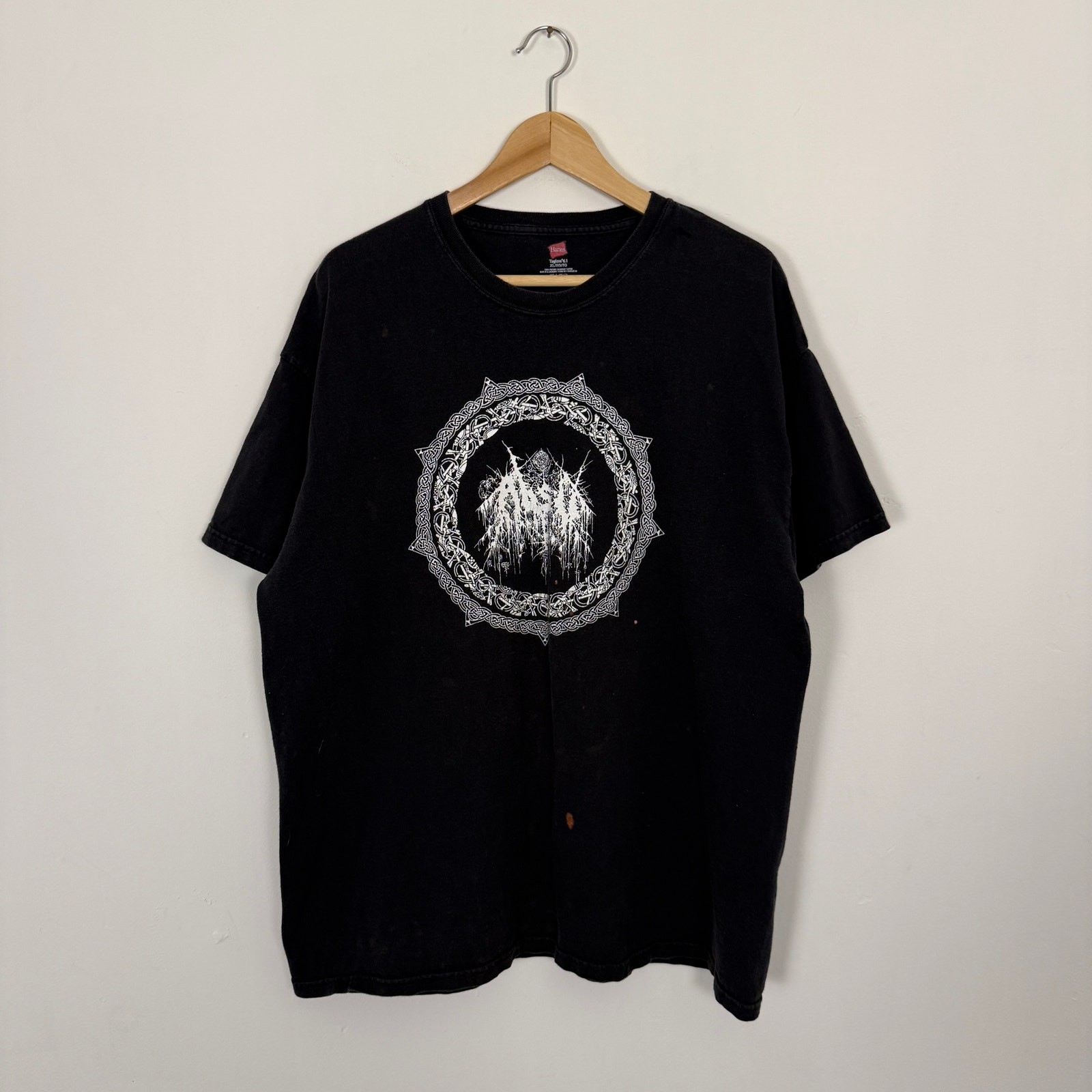 Vintage Y2K Absu Death Black Metal Band Tour Concert Tee Shirt XL Streetwear