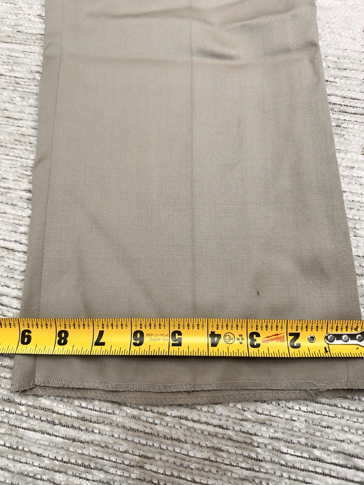NWT Men’s Linea Naturale Luxe 100 % Wool Pants Made In Italy Tan Size 35