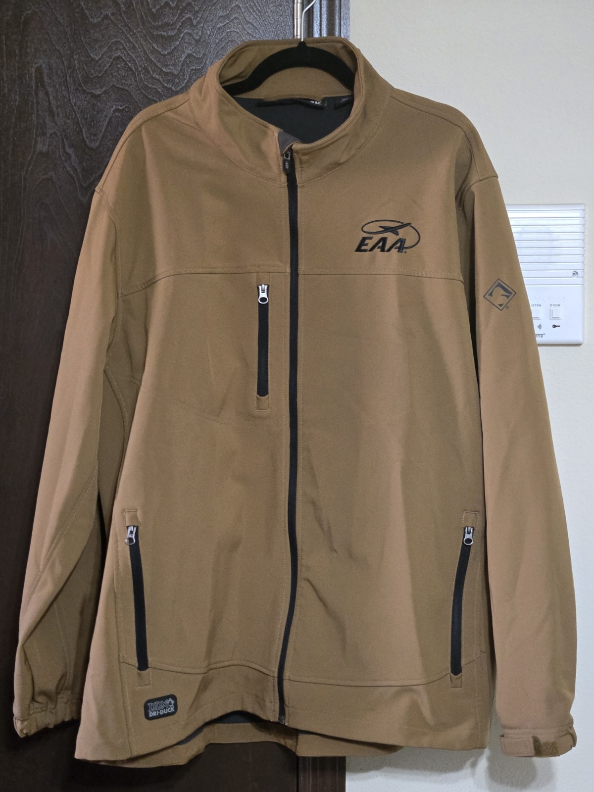 Oshkosh EAA DDX DRI-DUCK Brown Motion Softshell Jacket Men’s XXL All Weather