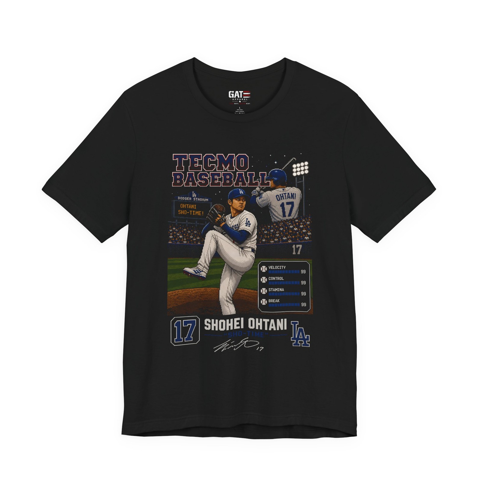 Tecmo Baseball Shohei Ohtani Tee | Retro Arcade Baseball Shirt