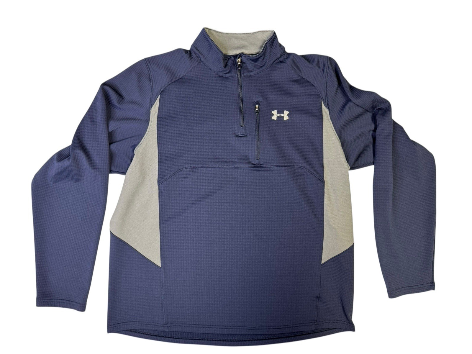 Under Armour Blue XL Regular All Seasons 1/4 Zip Long-Sleeve Pullover GUC