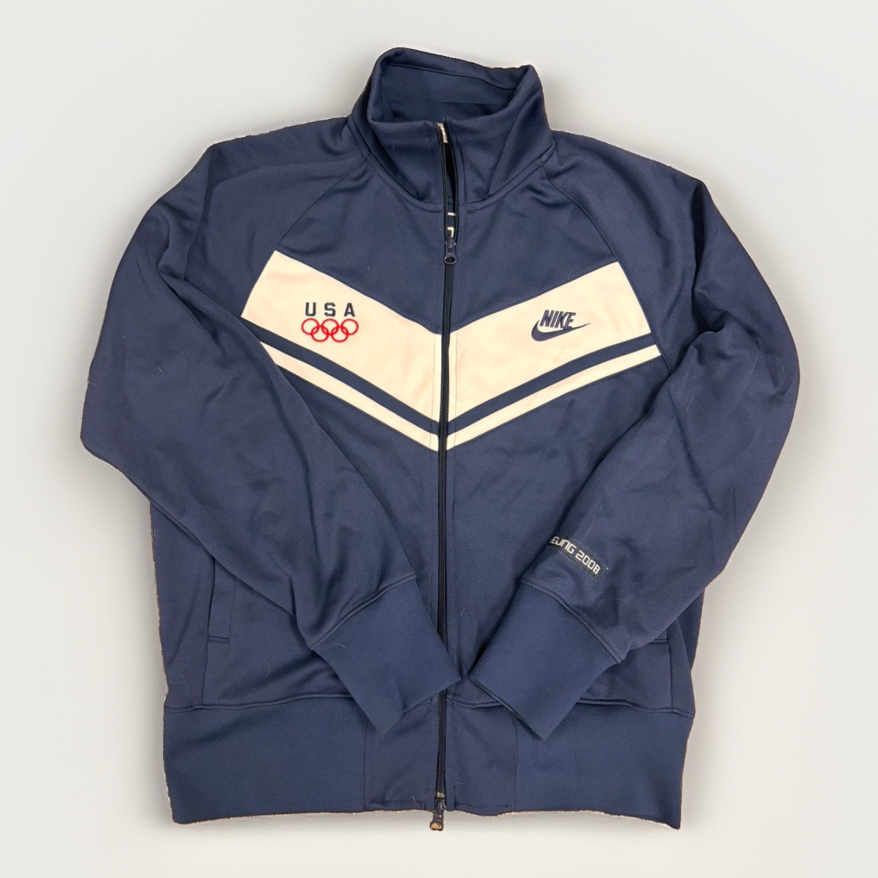 Nike Tech Jacket Team USA 2008 Olympics Men M Athlete Issued and Worn