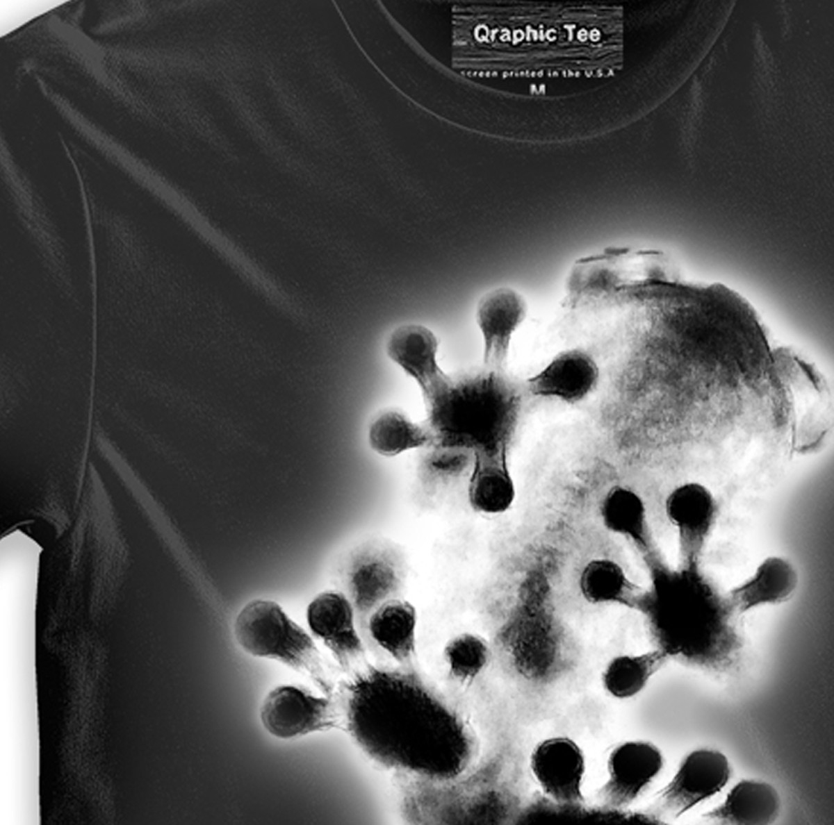 Frog design t shirt, hand drawn t shirt design