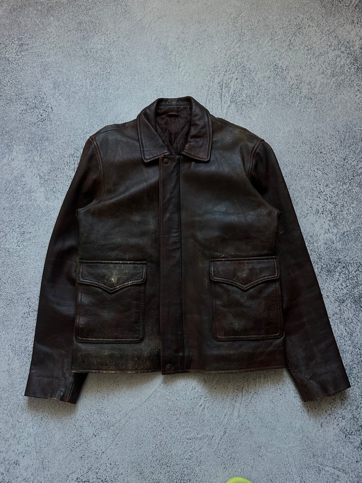 Indiana Jones Distressed Leather Jacket Size L Style The Real Mccoy’s 30-40’s