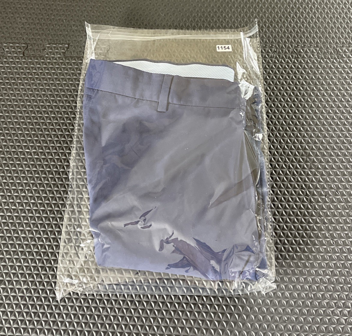 Peter Millar Featherweight Golf Shorts Mens Sz 36 9” Blue Nylon Blend Flat Front