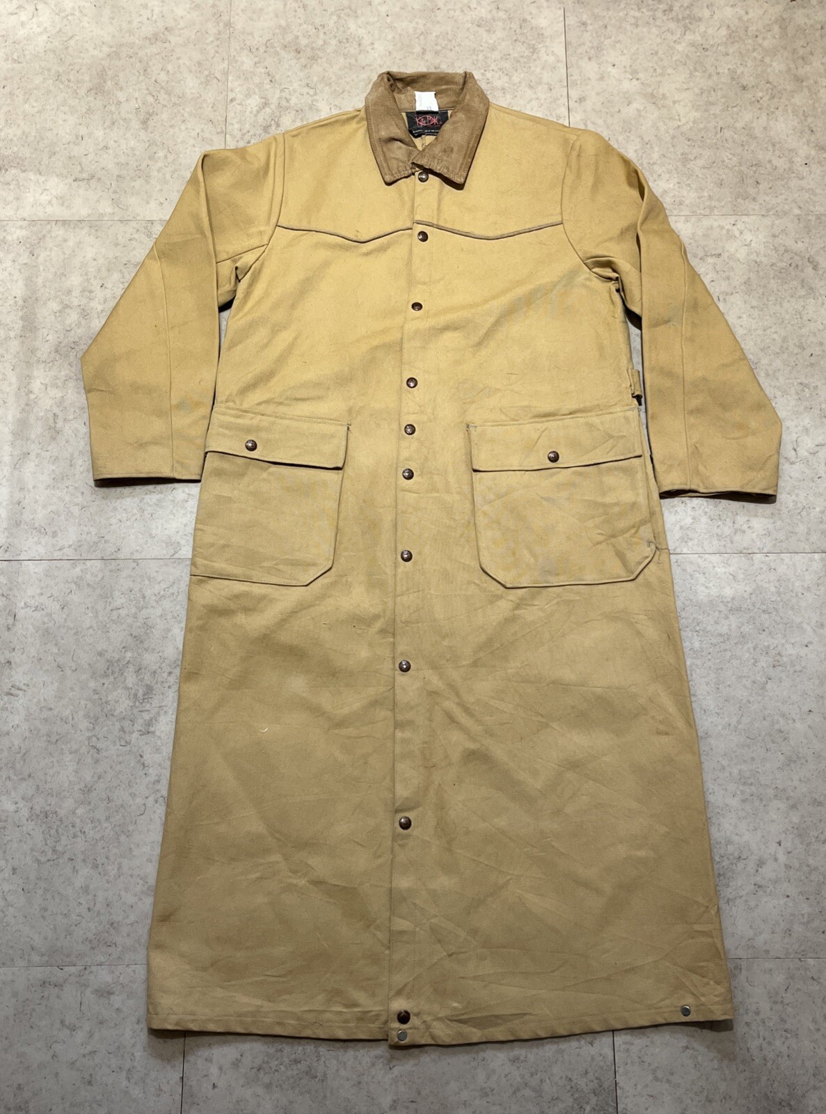 Kyta Make Co Western Canvas Riding Coat – Size Small /Medium – Cowboy – VTG