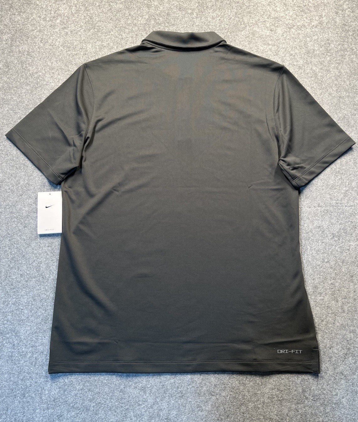 Nike Dri-FIT Polo Shirt – Men’s Size Large – Charcoal Gray – New With Tags
