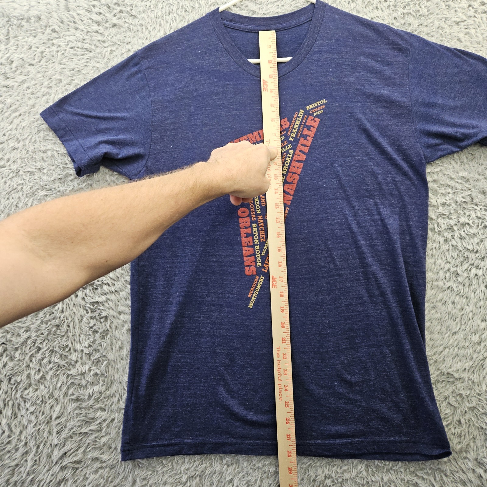 Americana Music Triangle Vintage T Shirt Large Alternative Indie Country USA