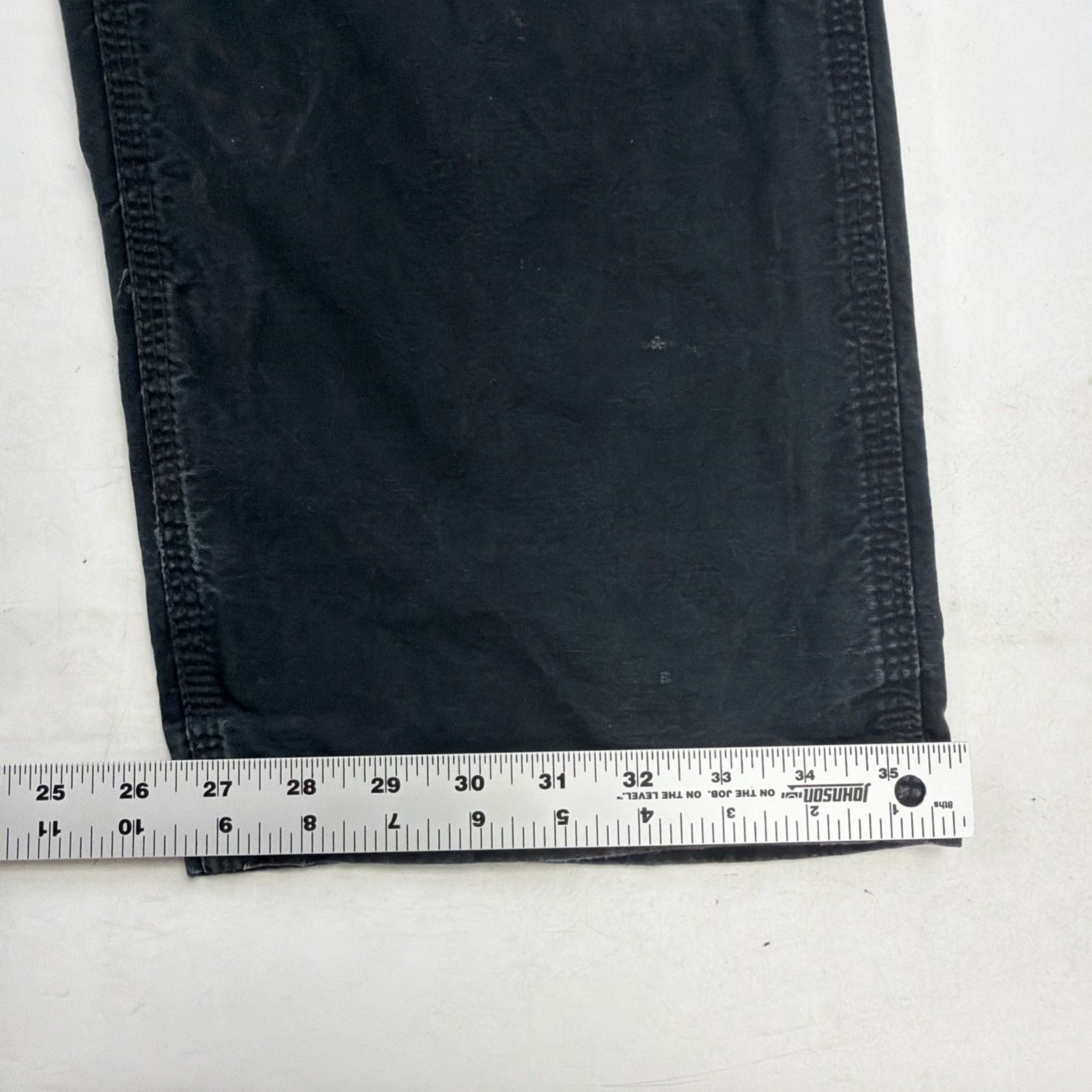 Carhartt Carpenter Work Pants Size 34 X 32 Black