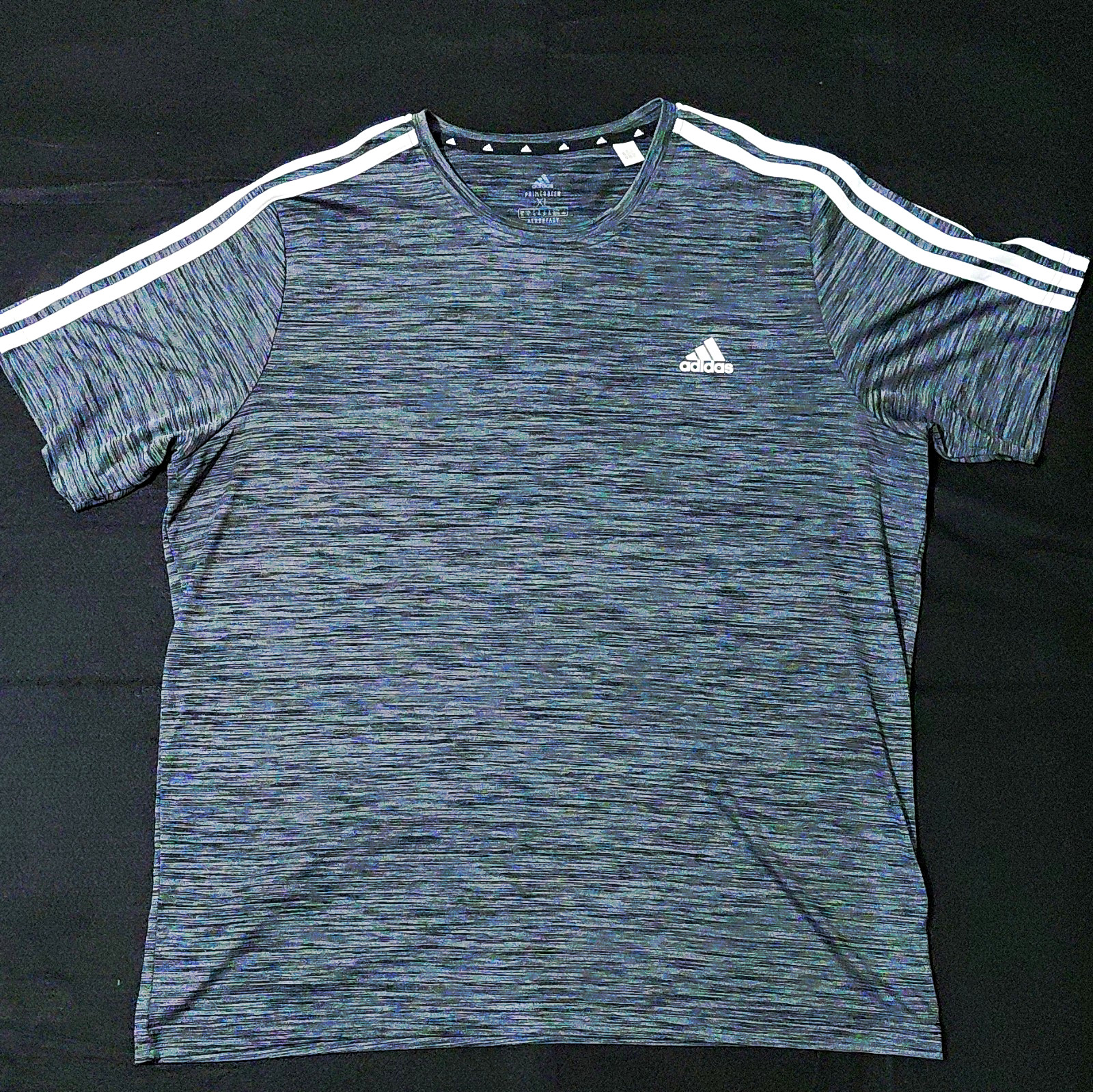 adidas Primegreen AeroReady Men’s Lightweight Raglan Crew T-Shirt XL Gray