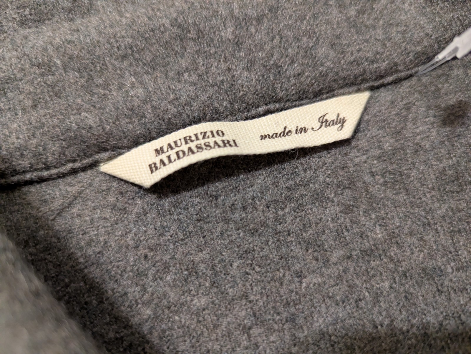 Mauricio Baldassari cashmere shirt-jacket, made in Italy