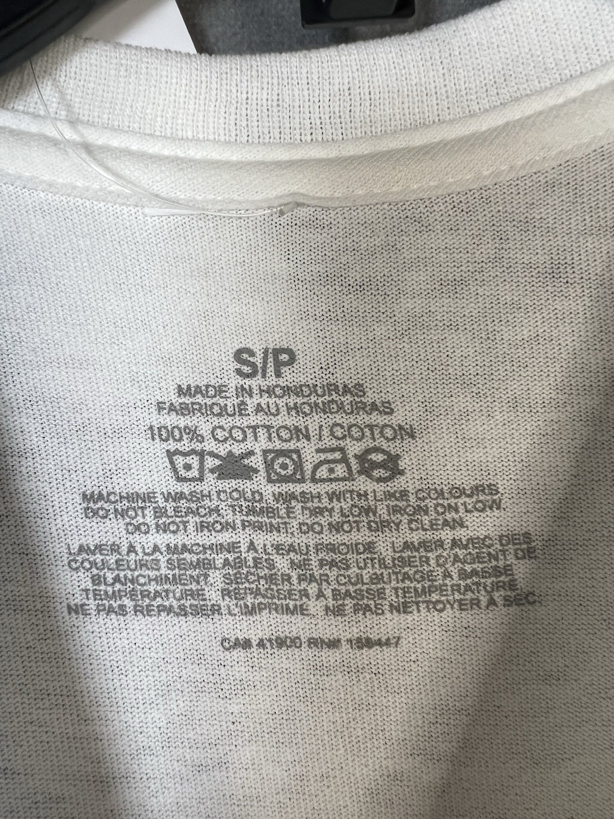 Philcos Men Spaceship Graphic T-Shirt White Size Small 100% Cotton