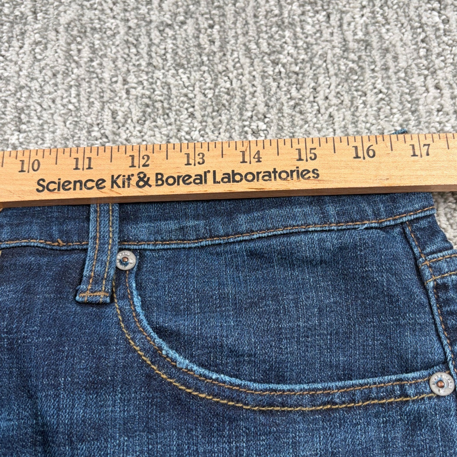 Lucky Brand 221 Straight Jeans Mens 34×30 Dark Wash Blue Denim 7MC1031