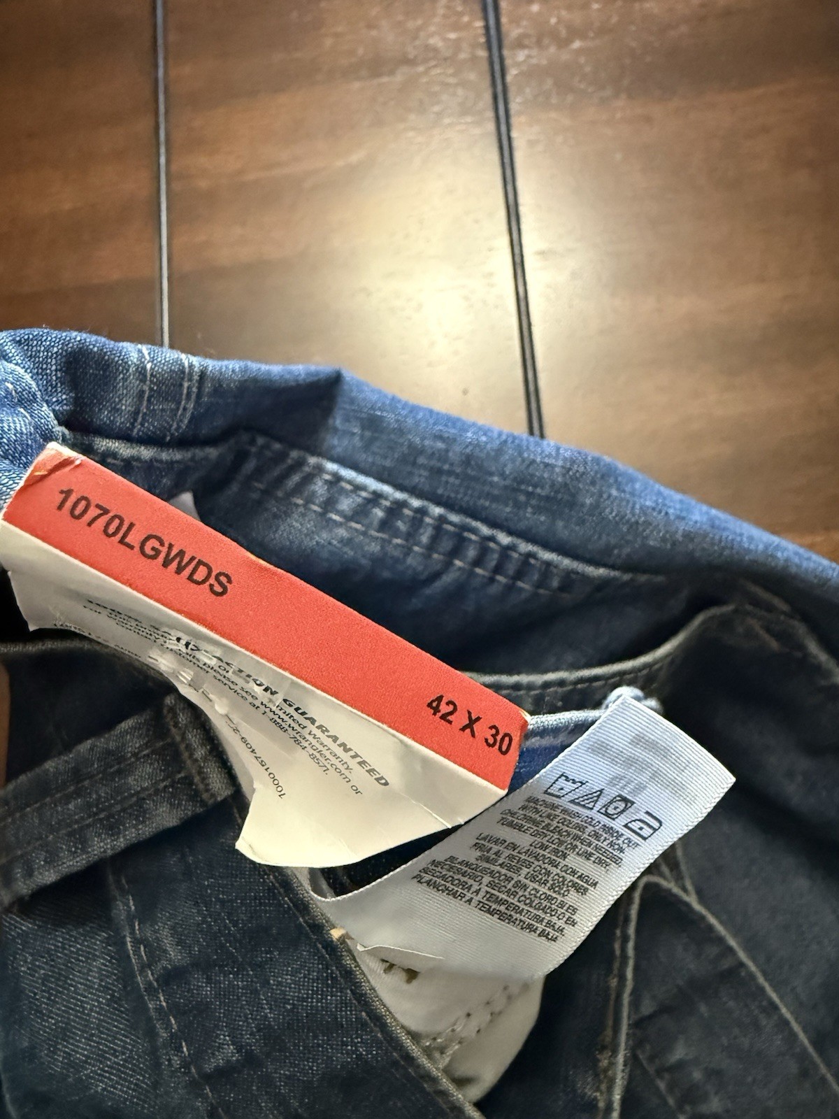 🔥Wrangler Men’s Cargo Jeans 6 Pocket – Relaxed Fit – 1070LGWDS Sz 42×30