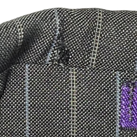 Ted Baker Blazer Grey Pinstriped Wool Single Breasted Size 40R
