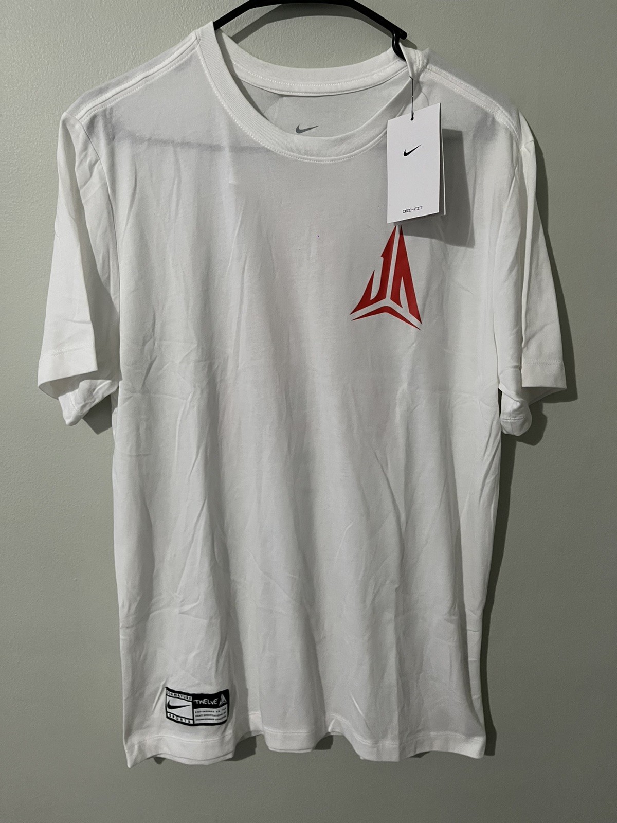 Nike Ja Men’s Drifit Basketball T-shirt Ja Morant White Size M