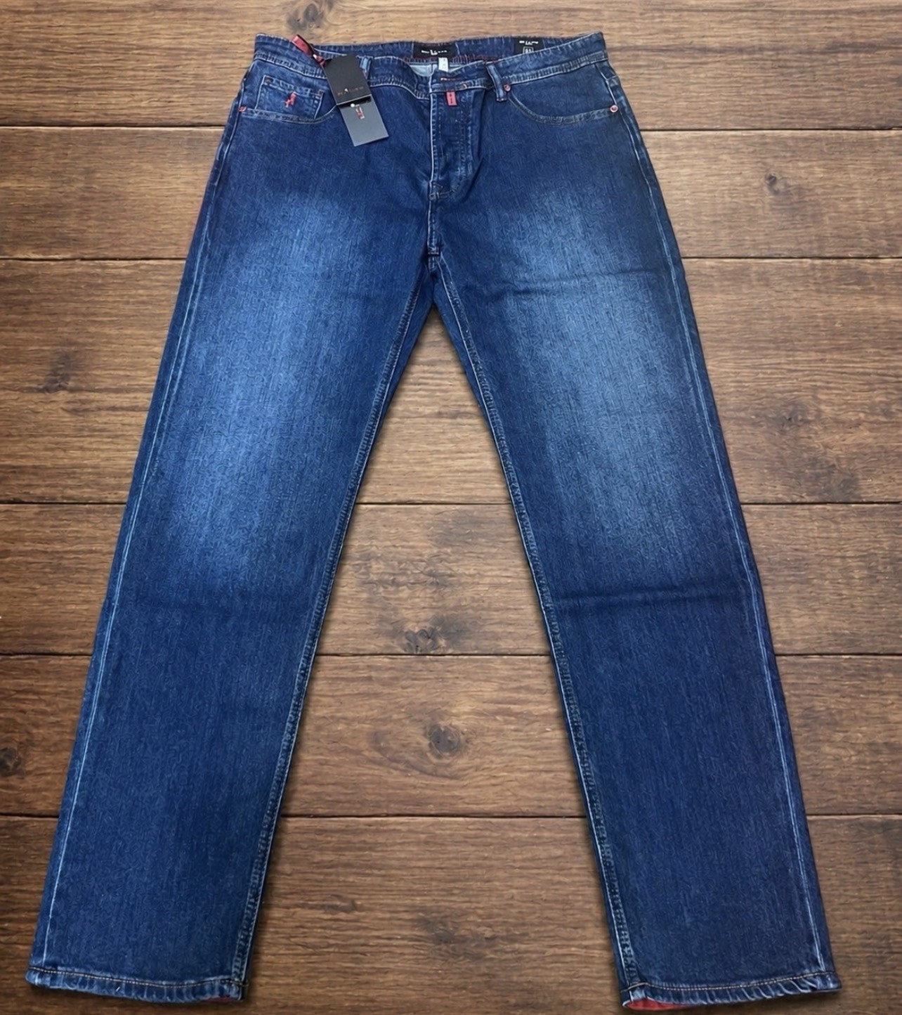 Kiton Napoli Jeans PLUS ONE Size 34. Blue Denim Made in Italy Luxury Designer!!!