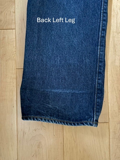 Levi’s 501 Jeans Men’s 36×34 Blue Denim Mid-Rise Dark Wash 5-Pockets Button Fly