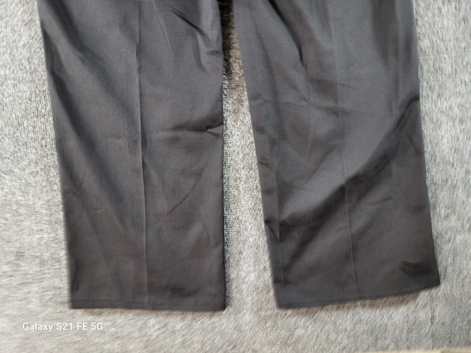 Dickies Relaxed Fit Flex Work Pants Mens 36×34 Black Straight Leg Poly/Cotton