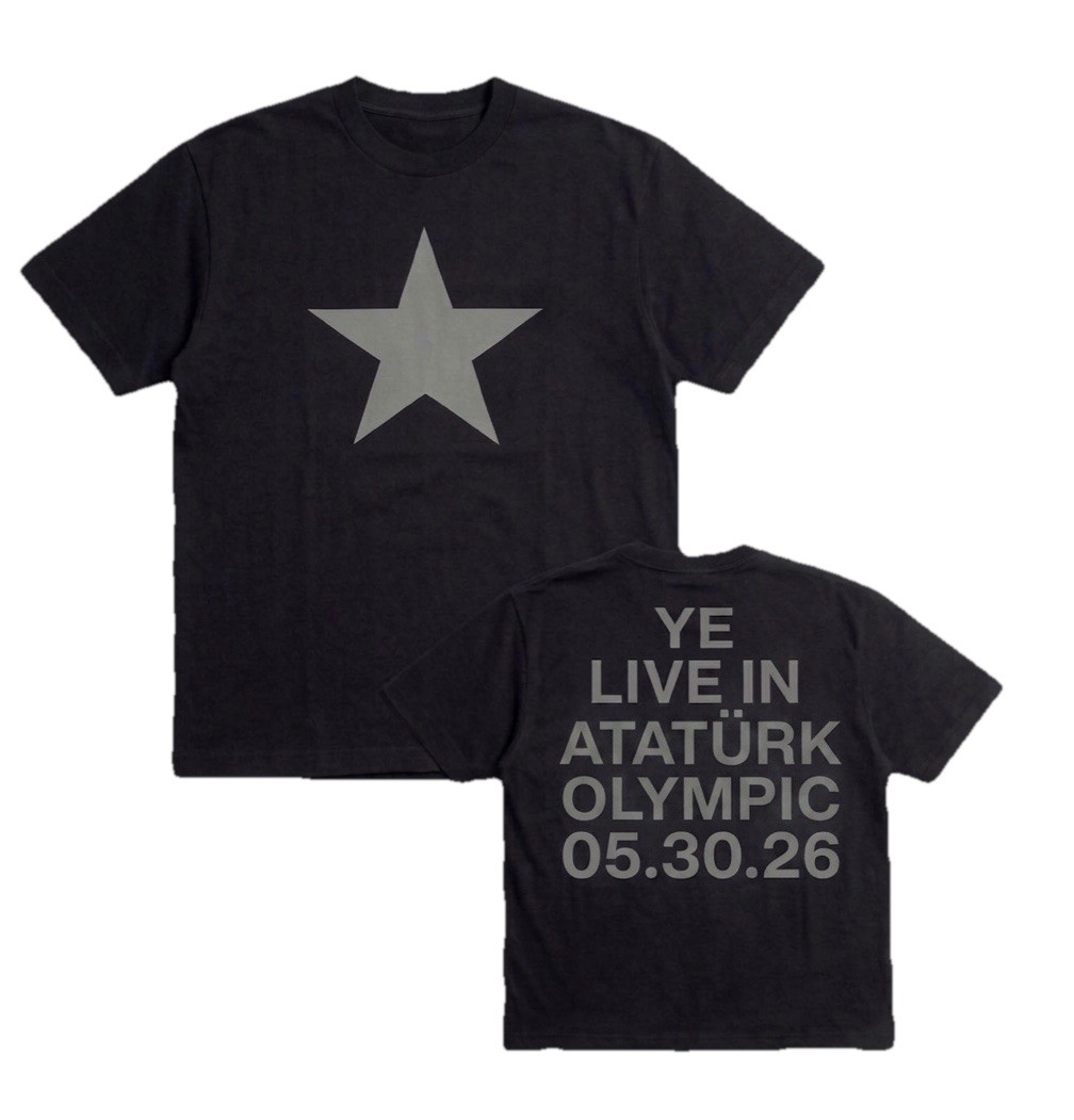 Kanye West YE BULLY Live In ATATÚRK OLYMPIC 05.30.26 Merch T Shirt New 2026