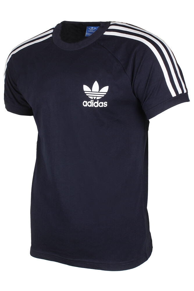 Adidas Men’s Original Short Sleeve 3 Stripe Essential California T-Shirt