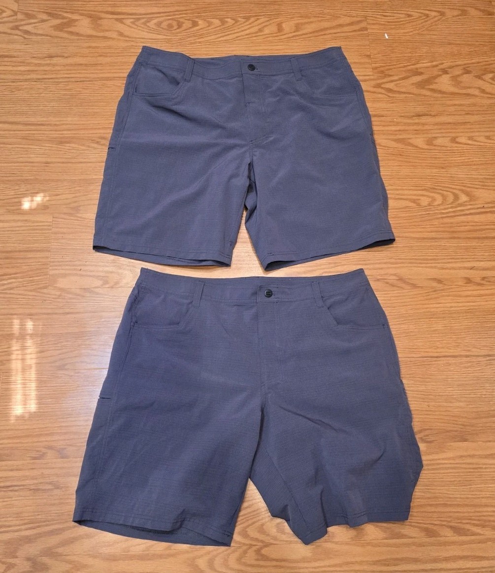 KUHL Mens Upriser Shorts Dark Gray 5180 8″ Inseam Vented Outdoor Hiking Sz 40