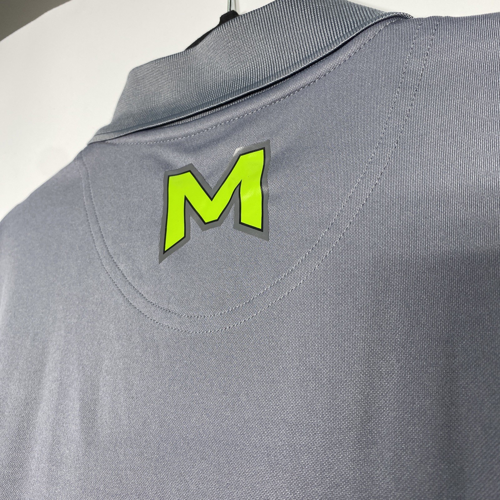 Monster Energy Ontour Men’s Size L Large Polyester Gray Logo Polo Shirt
