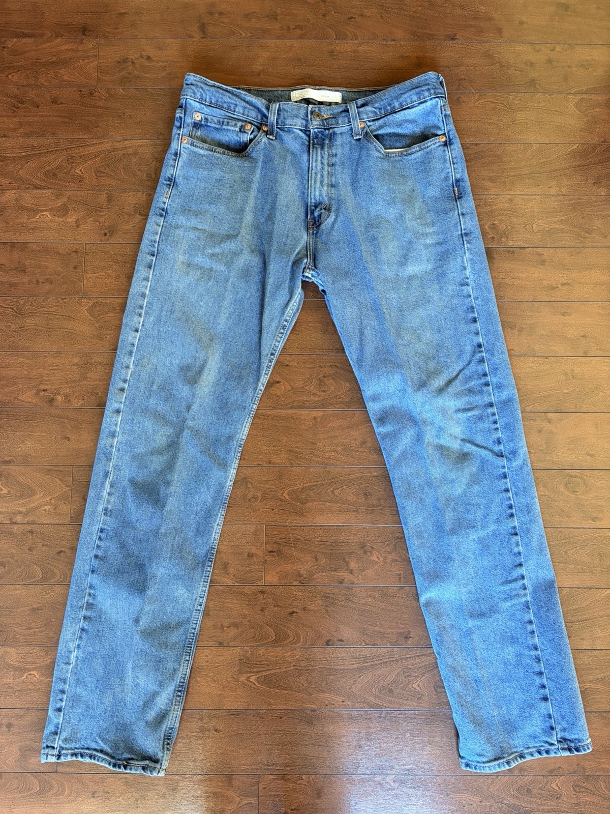 Signature by Levi Strauss Gold Label Regular Fit Jeans Blue Denim Men’s 34×34