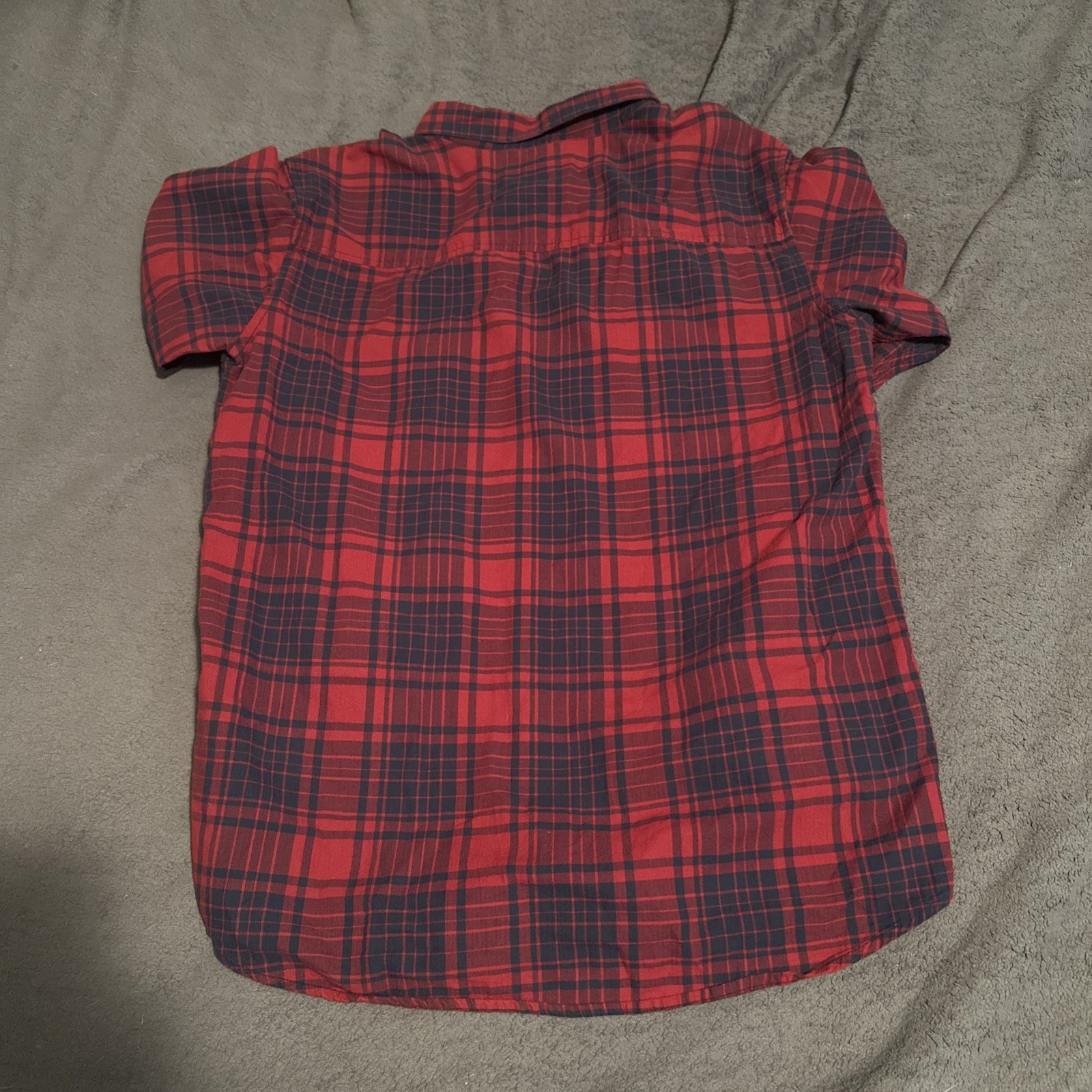 Columbia Red Plaid Flannel Shirt Mens Large Button Up Cotton Hiking Outdoor