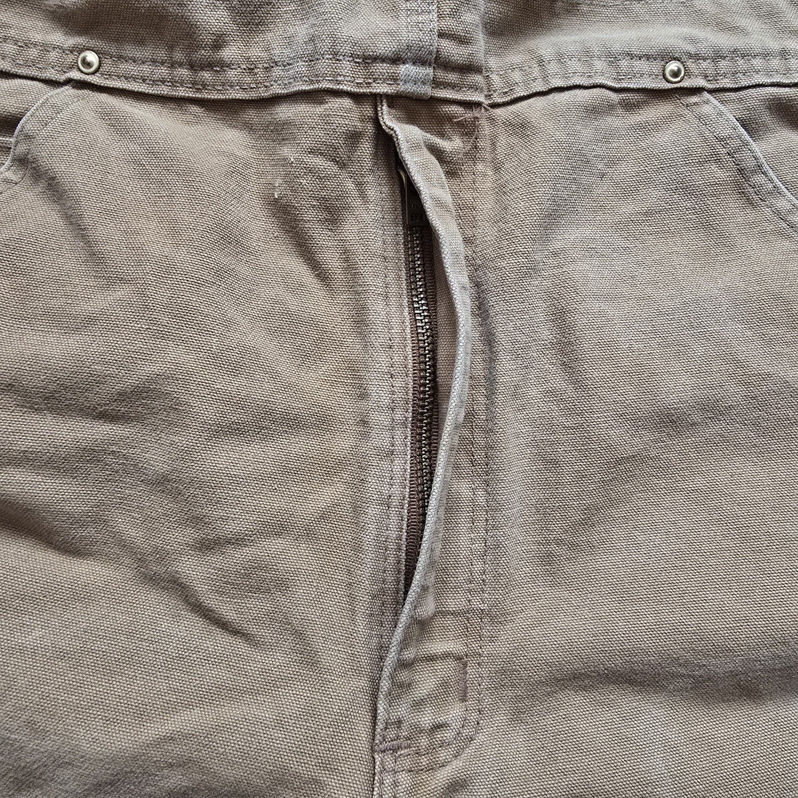 Carhartt Vintage Dungarees R01 BRN Overalls Men’s 34×32 Cotton Caramel Brown