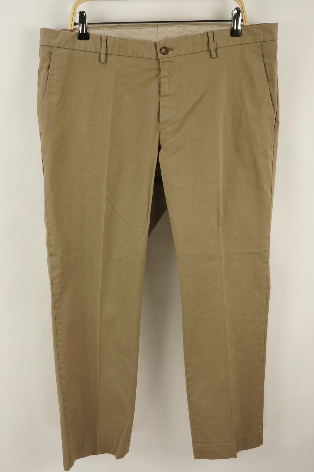 SBU Strategic Business Unit Italian Luxury Pants Mens 38 x 28 Brown Twill Cotton