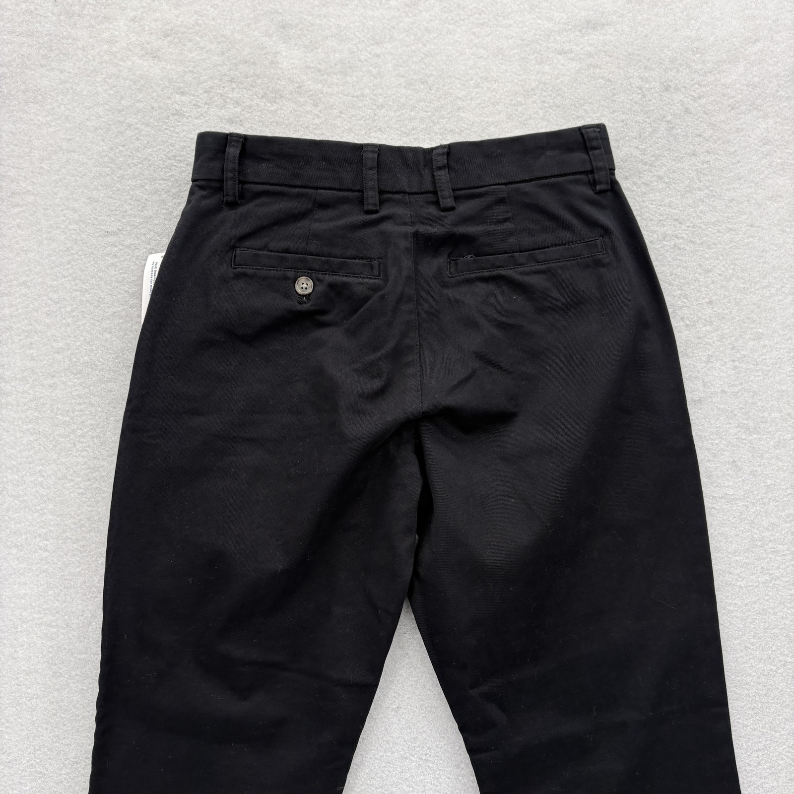 Old Navy Built-In Flex Chino Pants Mens 26×28 Black Regular Fit Straight Stretch