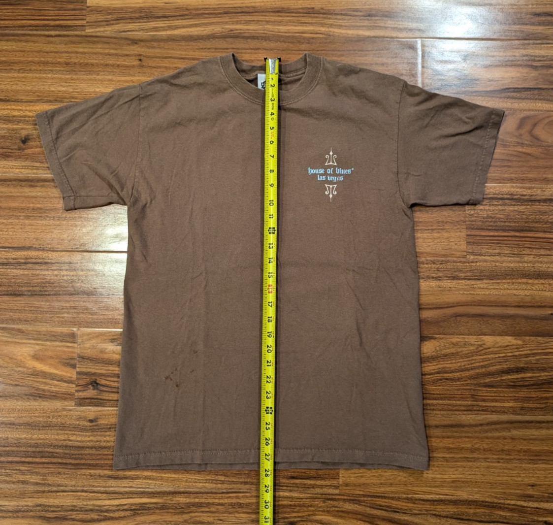 House Of Blues Las Vegas In Blues We Trust Maltese Cross Graphic T Shirt Sz M