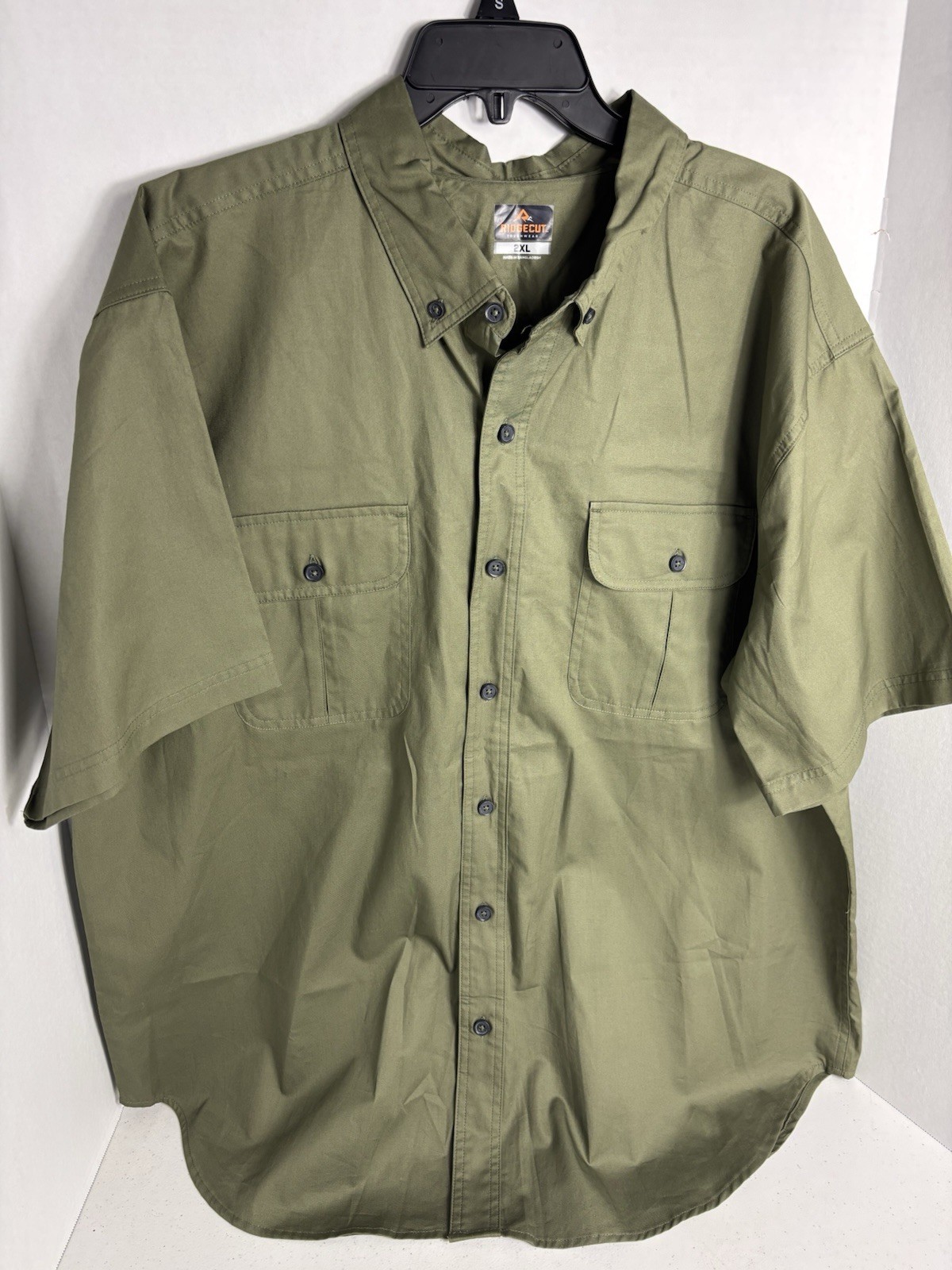 Ridgecut Toughwear Men’s 2XL Button Down Shirt Hunting Fishing H436