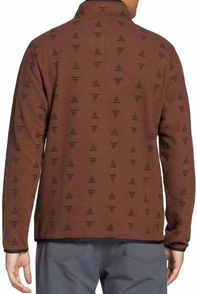 Alpine Design Outlook Point 1/4 Snap Fleece Pullover Rich Walnut XL