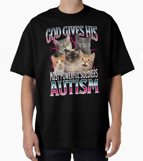 God Gives His Most Powerful Soldiers Autism T-Shirt