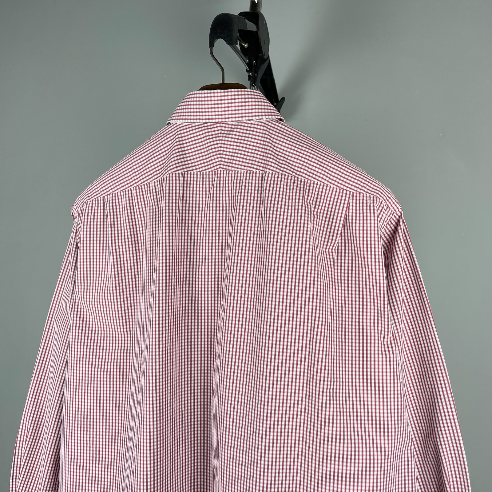 Emma Willis Men’s Check Button-Up Shirt Size 17″ / 43 cm