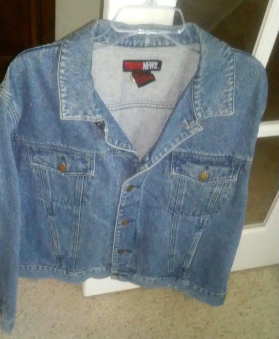 Vintage Today’s News Denim Jacket Men’s Size L
