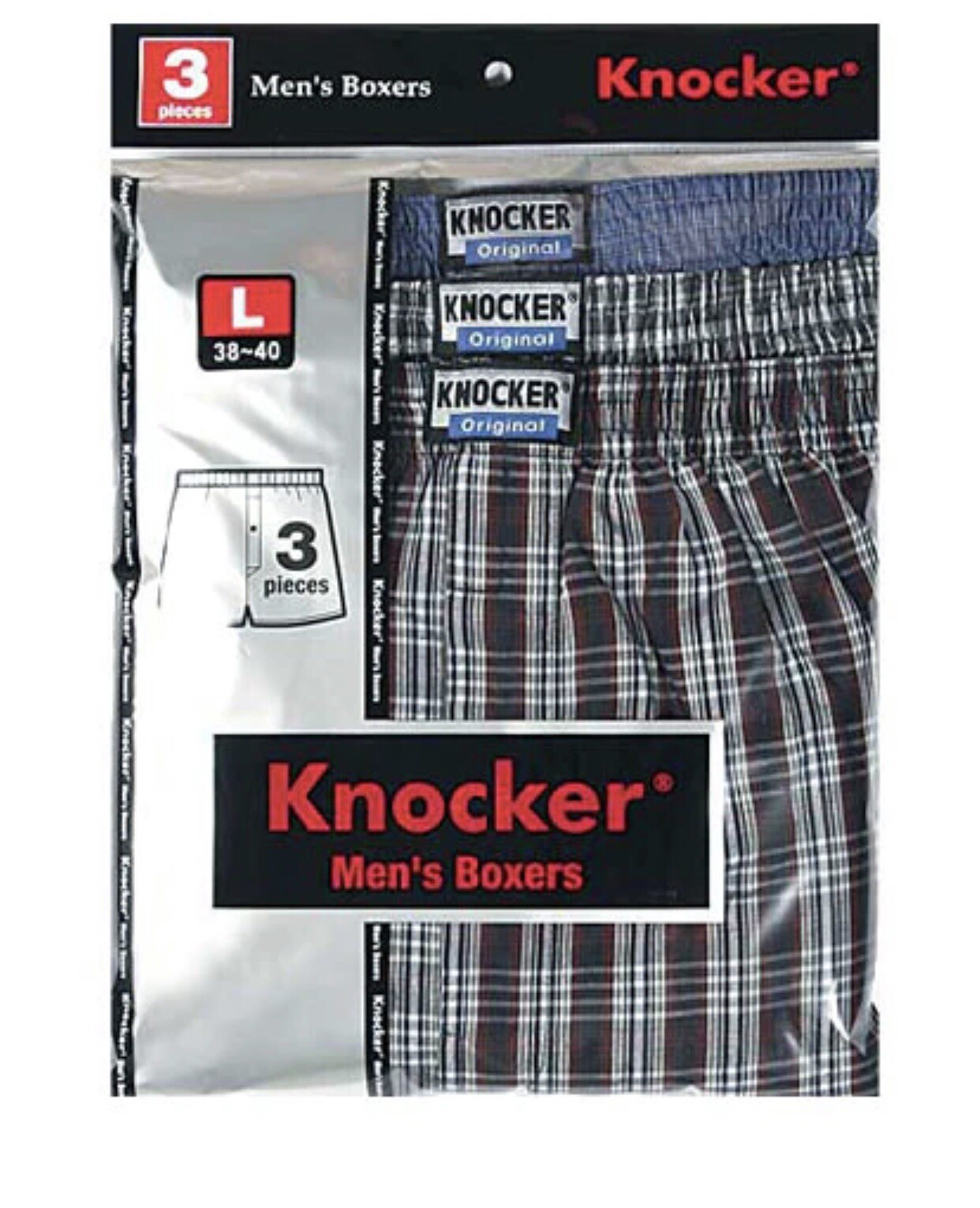 3 6 12 pack Lot Men knocker Boxer PLAID SHORTS CHECKERED UNDERWEAR BRIEFS