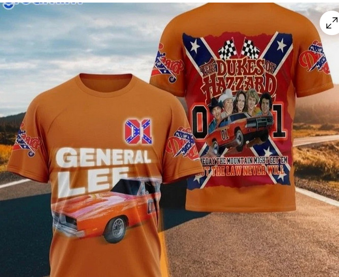 The Duke of Hazzard General Lee 3D T-Shirt