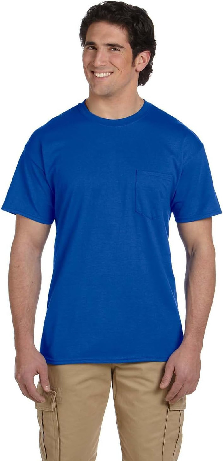 Gildan Adult DryBlend Workwear T-Shirts with Pocket, 2-Pack Many Sizes & Colors
