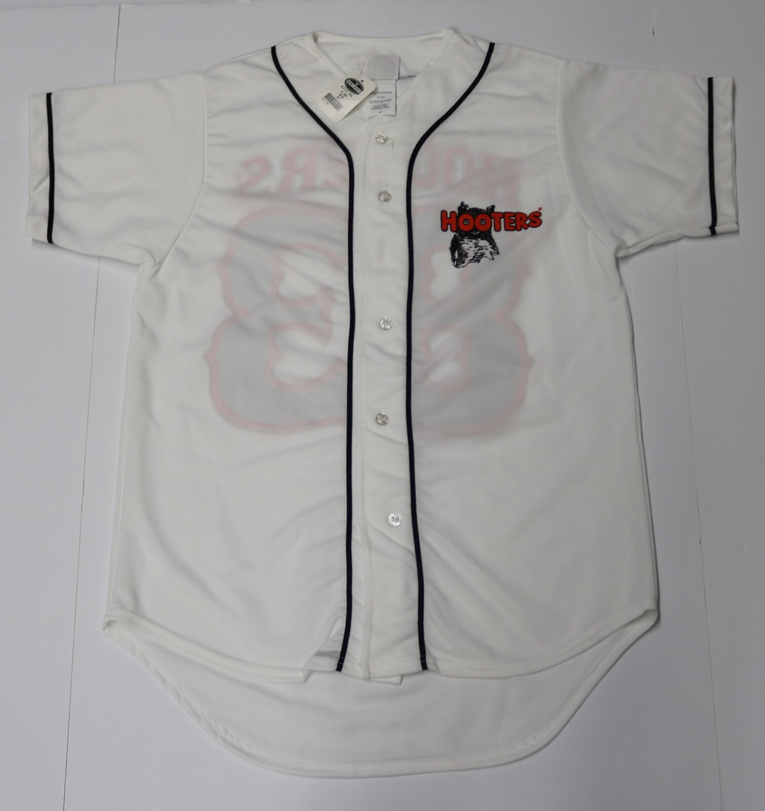 Vtg. HOOTERS Baseball Jersey Authentic Item MCCRITE Men’s Medium (M) White