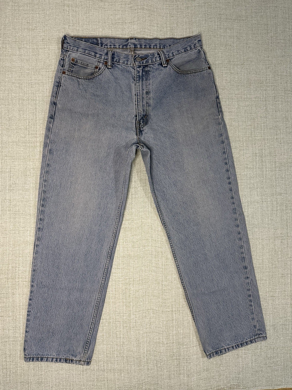 Levi’s 550 Relaxed Fit Medium Blue 100% Cotton Denim Jeans Men’s 36X30