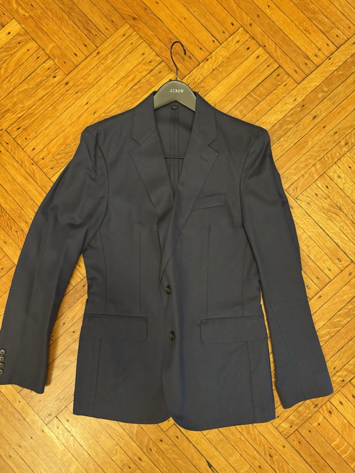 JCrew Ludlow Slim Fit Suit English Cotton-wool Blend. Navy Blue. 38R – 32×30