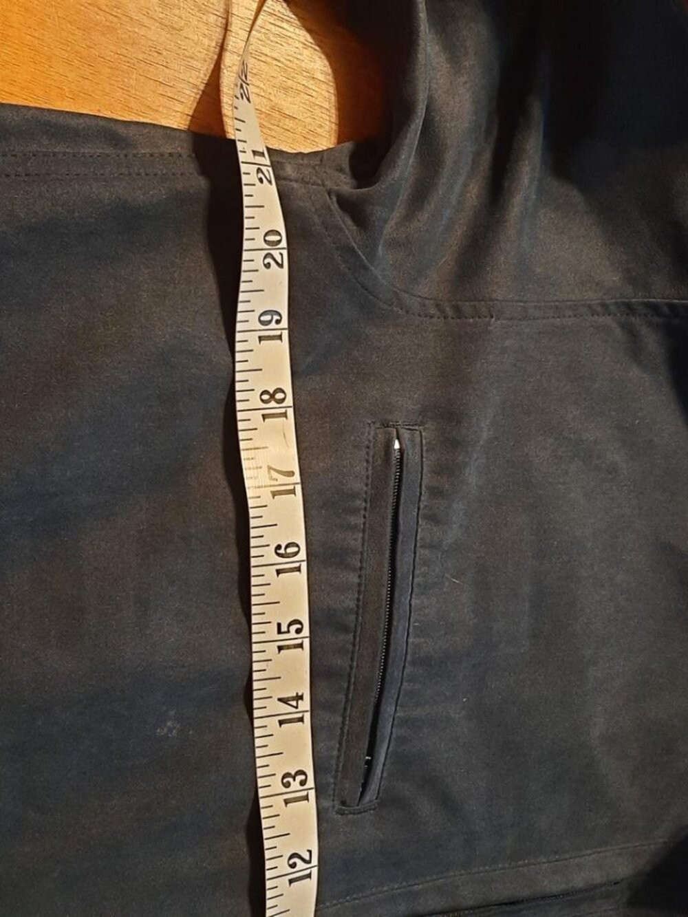 Vintage Knightsbridge Jacket W Full Zip Closure&Two Chest Zipper Pocket Blk Sz S