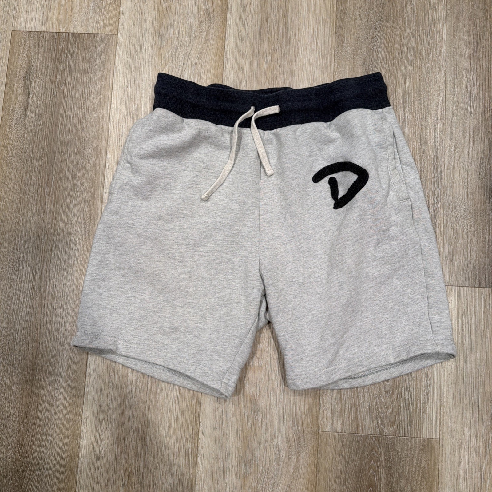 Diamond Supply Co Sweat Shorts Pockets Logo Grey Mens Medium