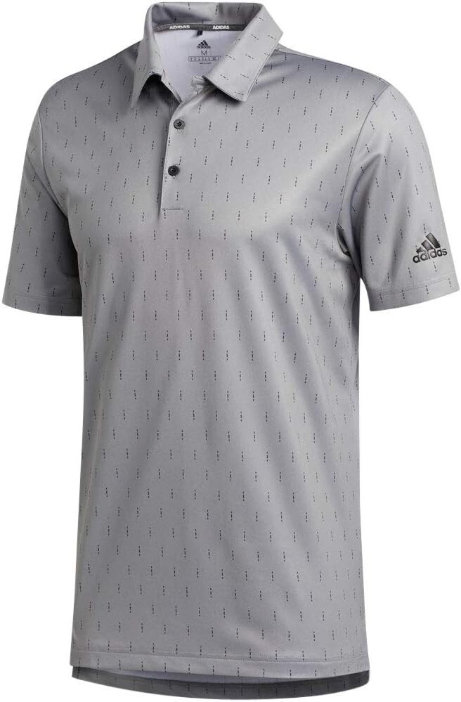 NEW ADIDAS GOLF Shirt Short Sleeve Polo gray MEDIUM Men’s