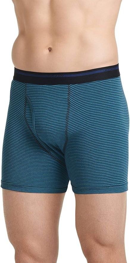 Jockey Men’s 100% Cotton Underwear Classic 5″ Boxer Brief – 3 Pack XL